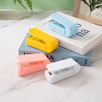 Portable Mini Heat Sealer For Plastic Bags ( Pack Of 2 )