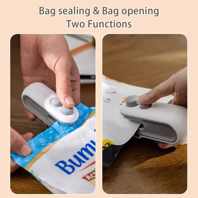 Portable Mini Heat Sealer For Plastic Bags ( Pack Of 2 )