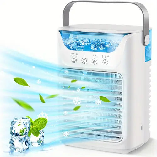 Portable Mini Air Cooler Fan | USB-Powered Personal AC ❄️
