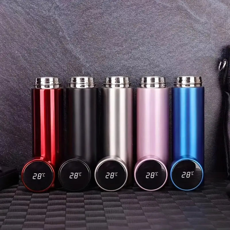Smart Display Water Bottle (Multicolor)