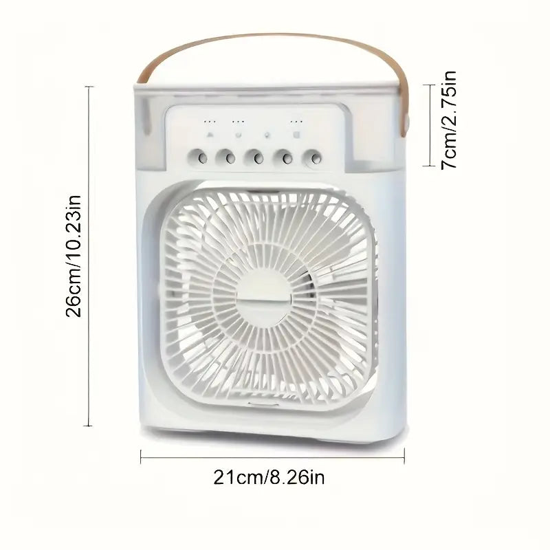 Portable Mini Air Cooler Fan | USB-Powered Personal AC ❄️