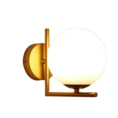 ONECYA ROYAL FANCY Traditional Indoor Wall Light Brown Color Globe Shape E27 Holder Upto 100-Watts Made in India (Bulb Not Included) Pack of 1(Wood) (Antique, 1)