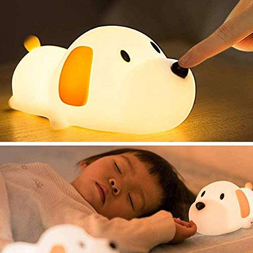 One94Store Rechargeable Silicone Panda Night Light for Kids | 7-Color LED Changing Lamp | Adorable Room Decor & Gift for Toddlers, Teens, & Valentine's Day Present | Soft BPA-Free Nightlight