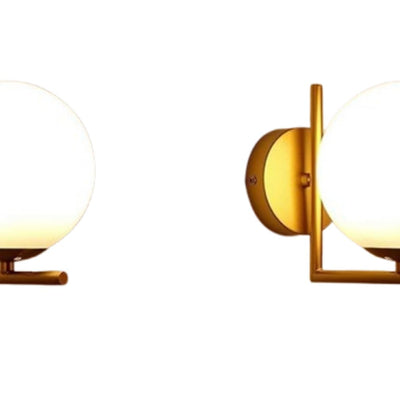 ONECYA ROYAL FANCY Traditional Indoor Wall Light Brown Color Globe Shape E27 Holder Upto 100-Watts Made in India (Bulb Not Included) Pack of 1(Wood) (Antique, 1)
