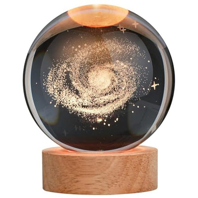 3D Love Heart Crystal Ball Night Lamp