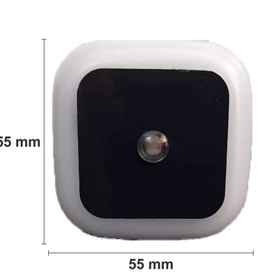 Hoard 0.5W Led Plug in Smart Night Lamp with Automatic Sensor -(Warm White) Pack of 1(Polycarbonate)