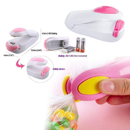 Portable Mini Heat Sealer For Plastic Bags ( Pack Of 2 )
