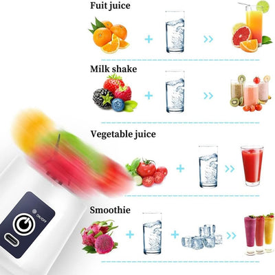Portable USB Juicer Electric USB Juice Maker Mixer Bottle Blender Grinder Juice Blender Shake Fruit & Vegetable Blender Grinder Juicer Mixer Grinder for Making Juice Smoothie Maker