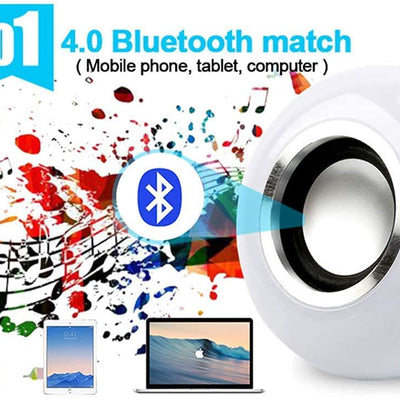 Gesto 12 W Led Wireless Light Bulb With Speaker | Bluetooth Enabled | Rgb Music Light | Colour Changing Remote Control Access| B22 Holder