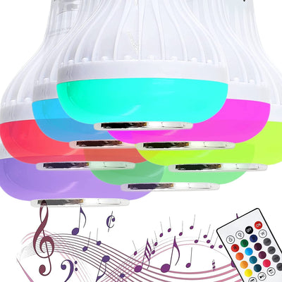Gesto 12 W Led Wireless Light Bulb With Speaker | Bluetooth Enabled | Rgb Music Light | Colour Changing Remote Control Access| B22 Holder