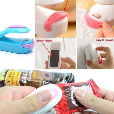 Portable Mini Heat Sealer For Plastic Bags ( Pack Of 2 )