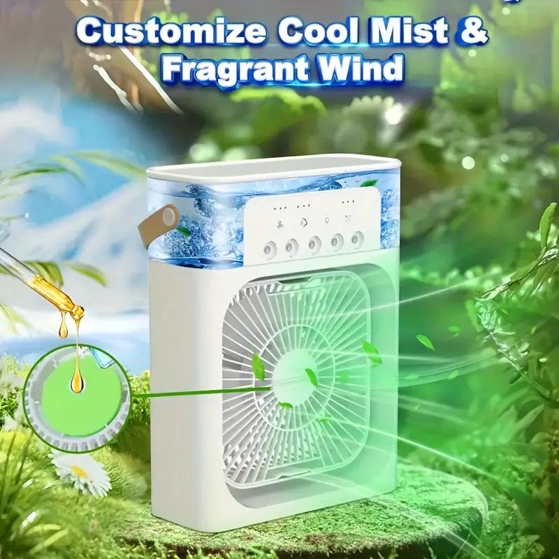 Portable Mini Air Cooler Fan | USB-Powered Personal AC ❄️