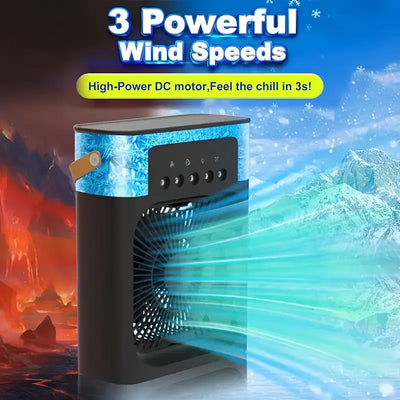 Portable Mini Air Cooler Fan | USB-Powered Personal AC ❄️