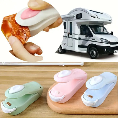 Portable Mini Heat Sealer For Plastic Bags ( Pack Of 2 )