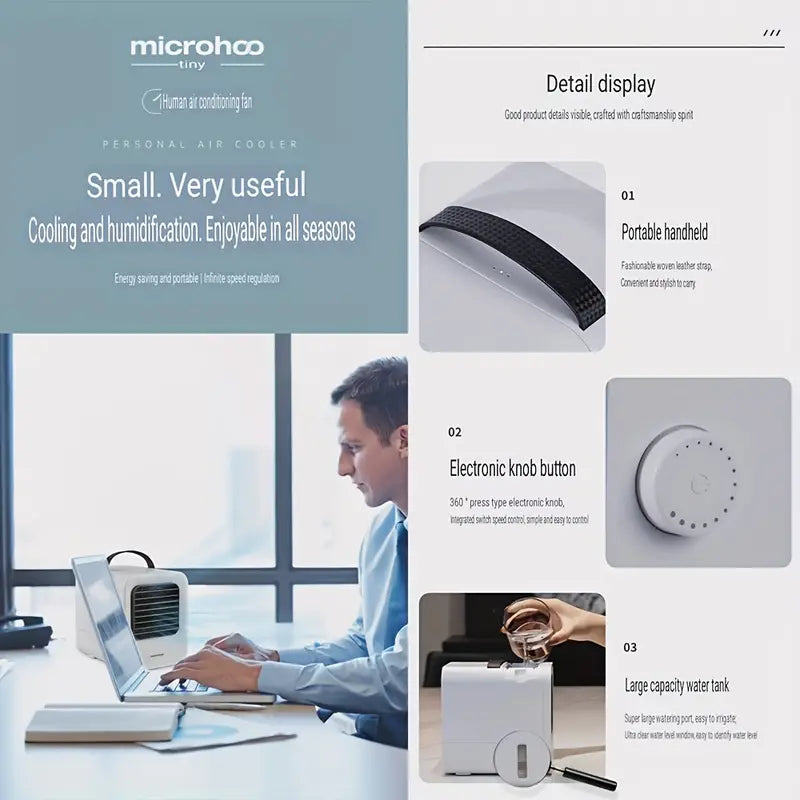 Humidifier Purifier Mini Cooler | Portable Air Solution