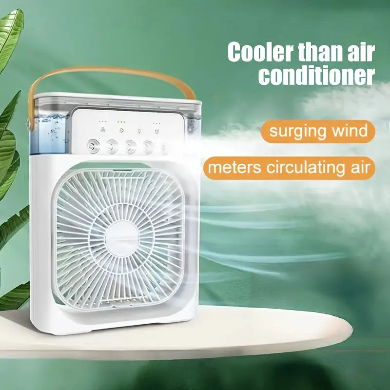 Portable Mini Air Cooler Fan | USB-Powered Personal AC ❄️