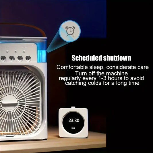 Portable Mini Air Cooler Fan | USB-Powered Personal AC ❄️